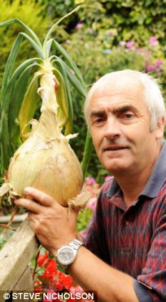 Clive with a giant onion